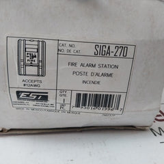 Est Siga-270 Fire Alarm Pull Station