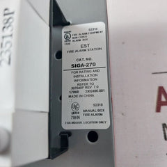 Est Siga-270 Fire Alarm Pull Station Rev 7.0