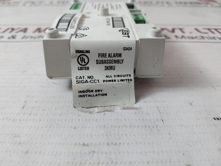 Est Siga-cc1 Fire Alarm Single Input Signal Module 387022P Rev 12