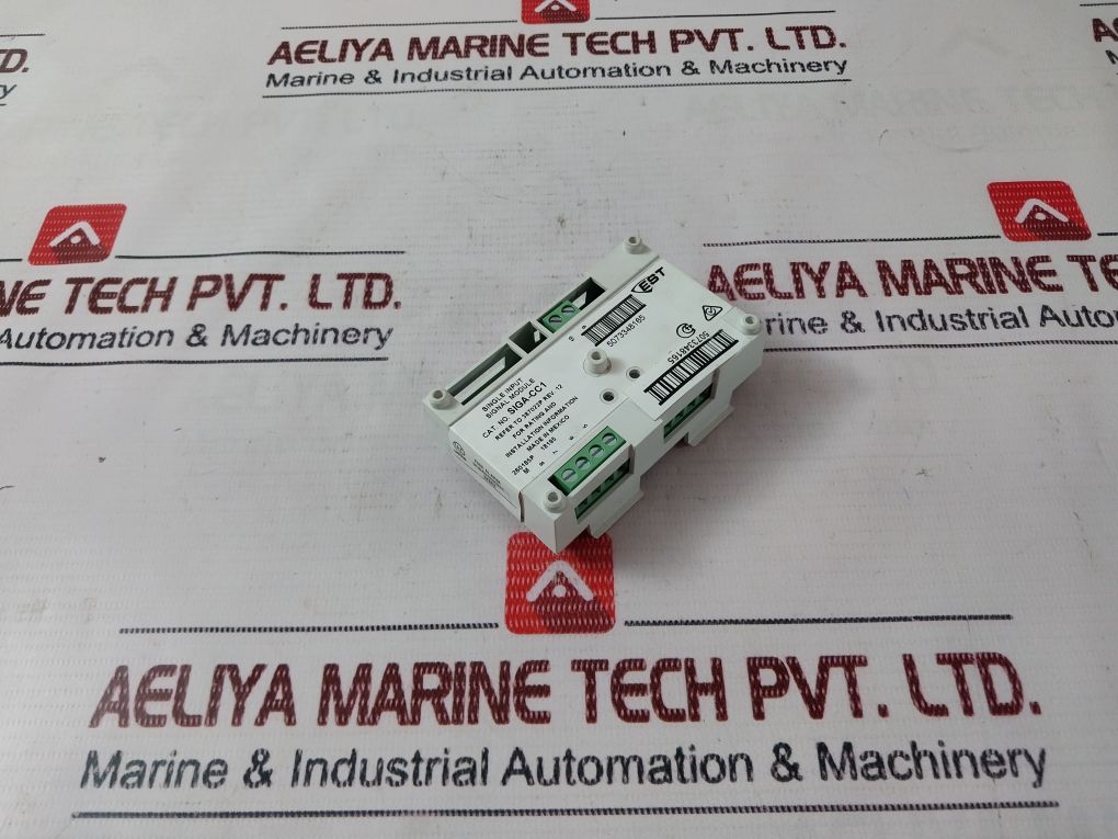 Est Siga-cc1 Fire Alarm Single Input Signal Module 387022P Rev 12