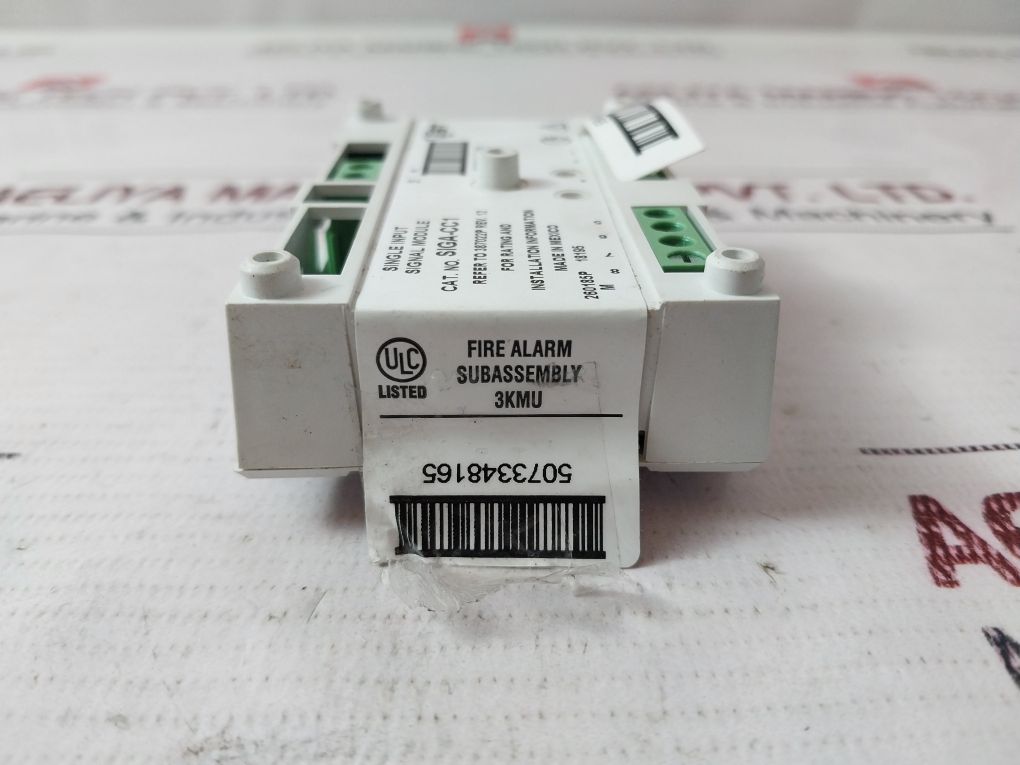 Est Siga-cc1 Fire Alarm Single Input Signal Module 387022P Rev 12