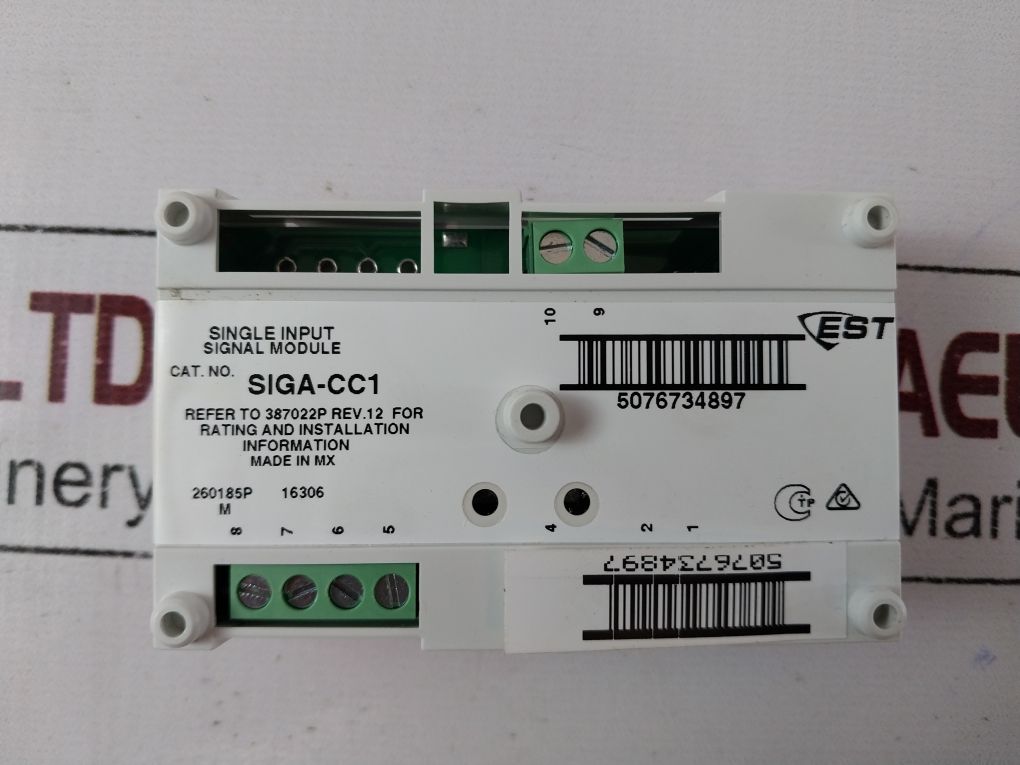 Est Siga-cc1 Single Input Module 387022P-en