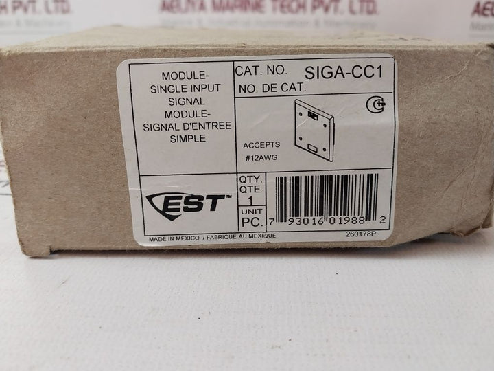 Est Siga-cc1 Fire Alarm Single Input Signal Module