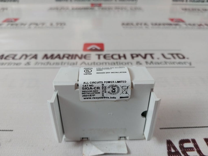 Est Siga-cr Control Relay Addressable Fire Alarm Module