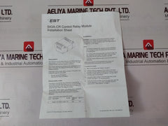 Est Siga-cr Control Relay Addressable Fire Alarm Module
