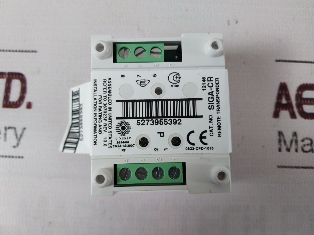 Est Siga-cr Control Relay Addressable Fire Alarm Module