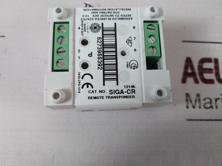 Est Siga-cr Control Relay Addressable Fire Alarm Module