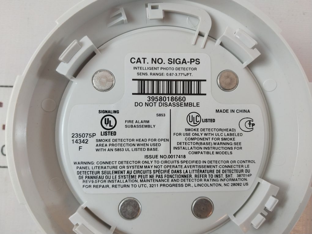 Est Siga-ps Intelligent Photoelectric Smoke Detector 