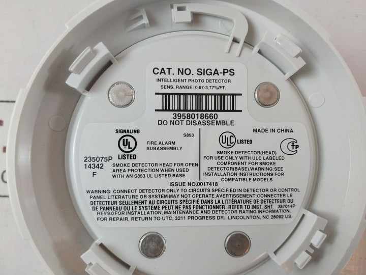 Est Siga-ps Intelligent Photoelectric Smoke Detector 