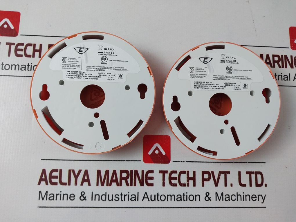 Lot Of 11X Est Siga-sb Smoke Detector/Thermostat (Base)