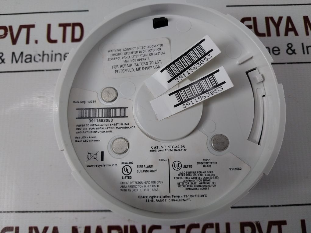 Est Siga2-ps Intelligent Photoelectric Smoke Detector