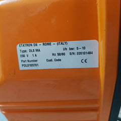 Etatron dls ma pdl0103701 chlorine dosing pump