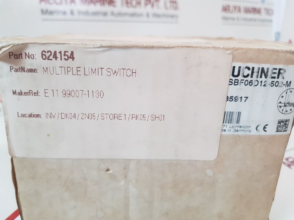 Euchner Gsbf06D12-502-m Multiple Limit Switch 085917
