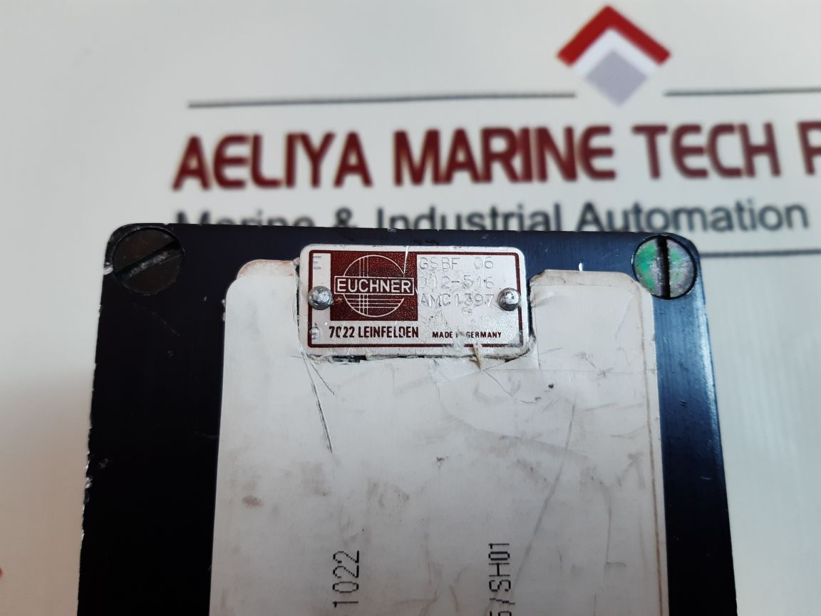 Euchner Gsbf 06 ,D12-516 Serial Limit Switch
