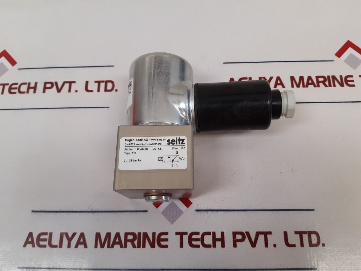 Eugen Seitz 117 3/2 Way Solenoid Valve 117.497.00
