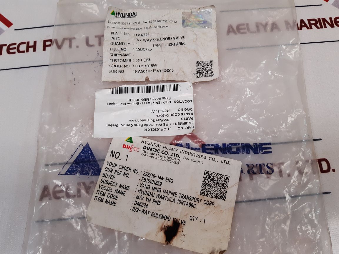 Eugen Seitz 117 3/2 Way Solenoid Valve 117.497.00