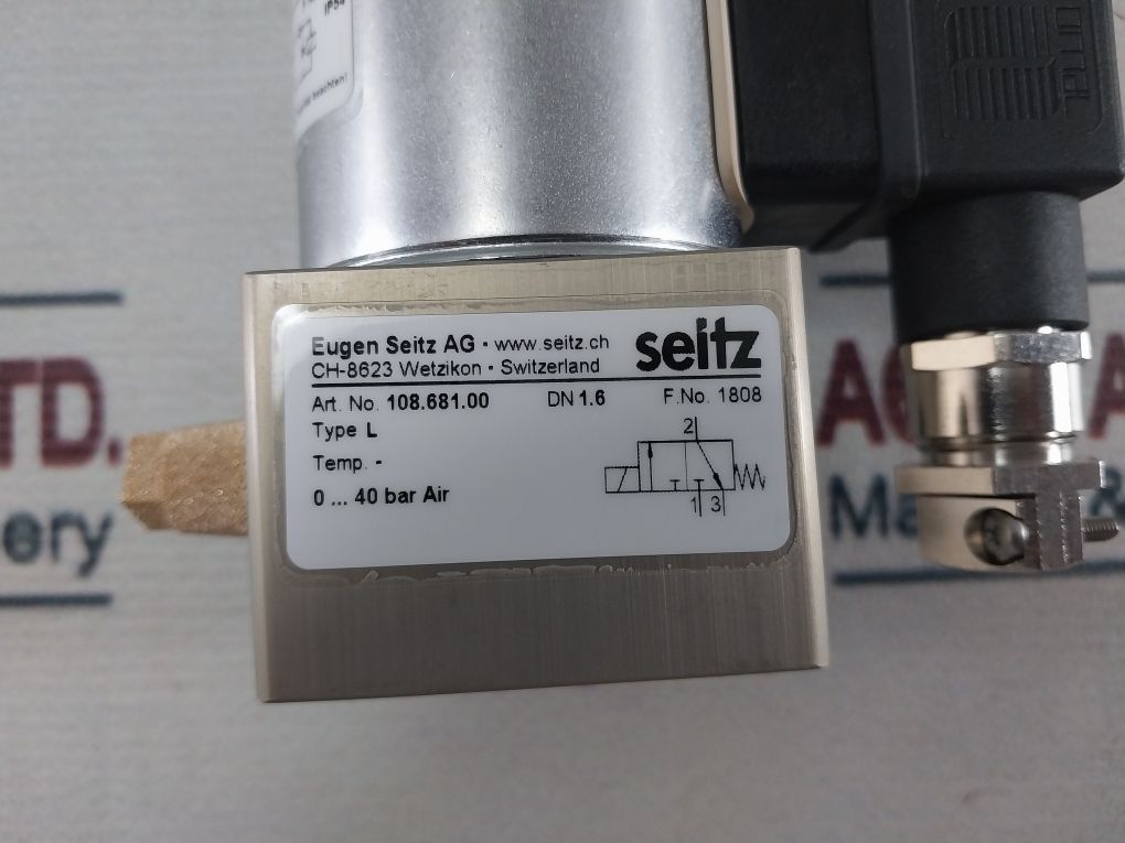 Eugen Seitz 118.156.024N Solenoid Valve Coil