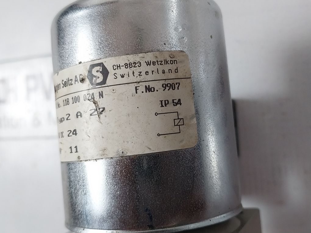 Eugen Seitz 118 100 024 N Solenoid Valve Coil