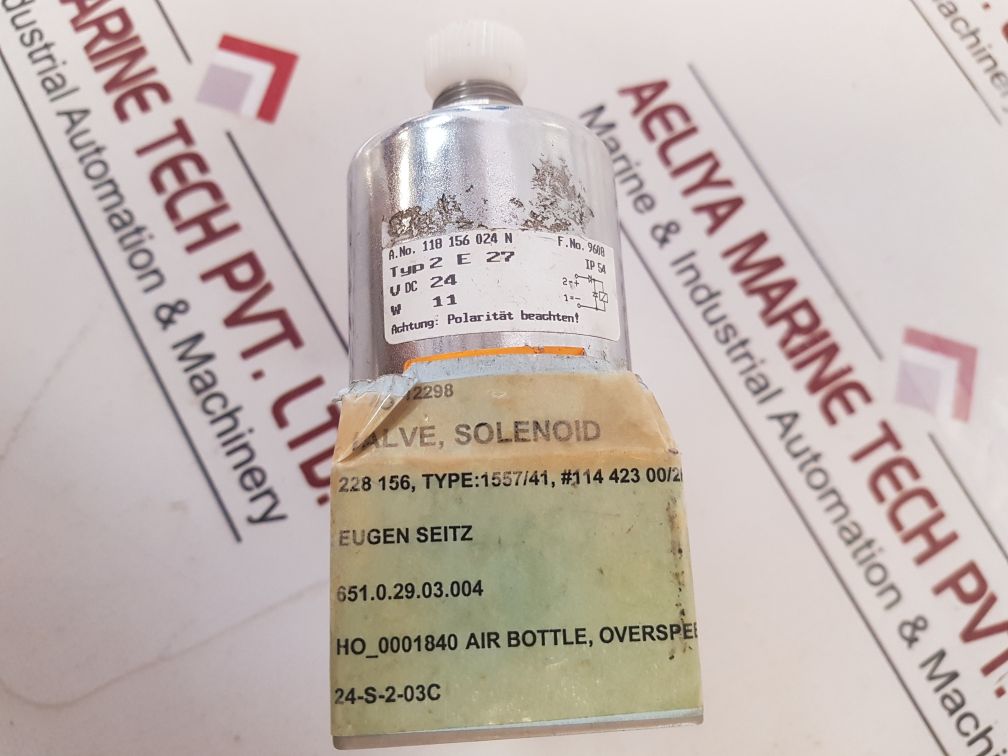 Eugen Seitz 118 156 024 N Solenoid Valve Coil 2 E 27
