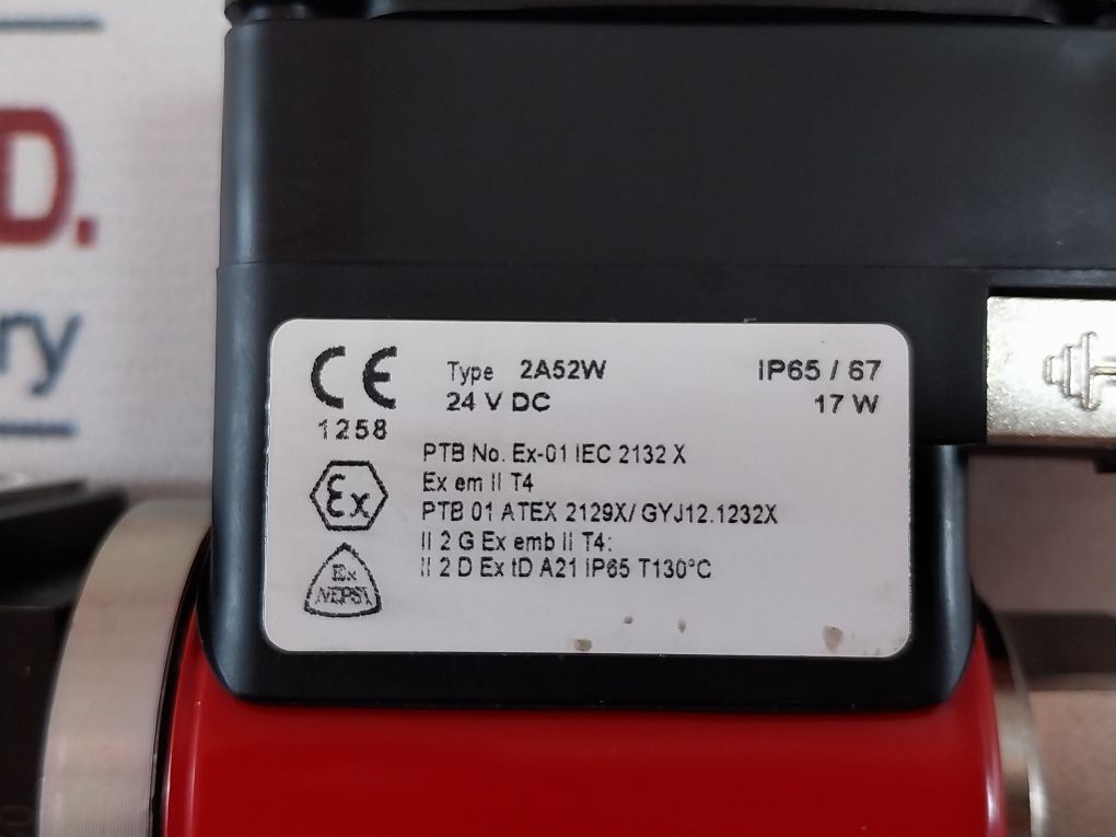Eugen Seitz 2A52W Solenoid Valve Epdb-06-315-sd-exm Ip 65/67