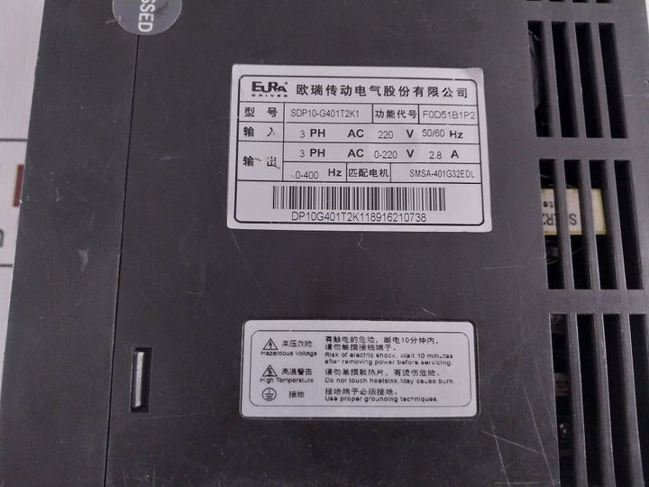 Eura Drives Sdp10-g401T2K1 Servo Drive