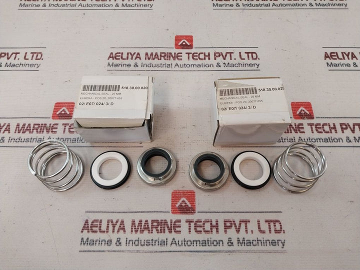 Eureka 20077-055 Mechanical Seal 29 Mm Set
