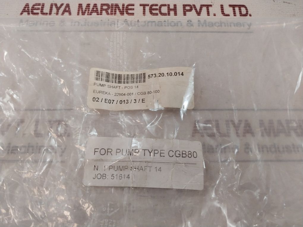 Eureka Cgb80 Pump Shaft