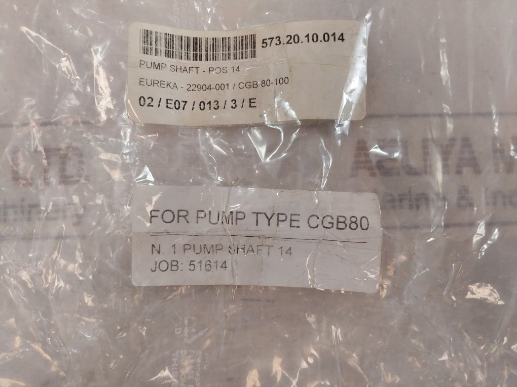 Eureka Cgb80 Pump Shaft