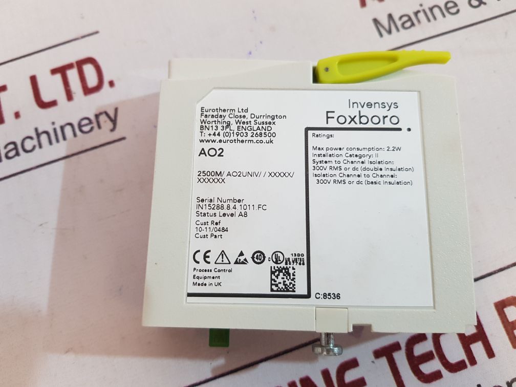 Eurotherm Invensys 2500M/Ao2Univ/ Xxxxx/ Xxxxxx
