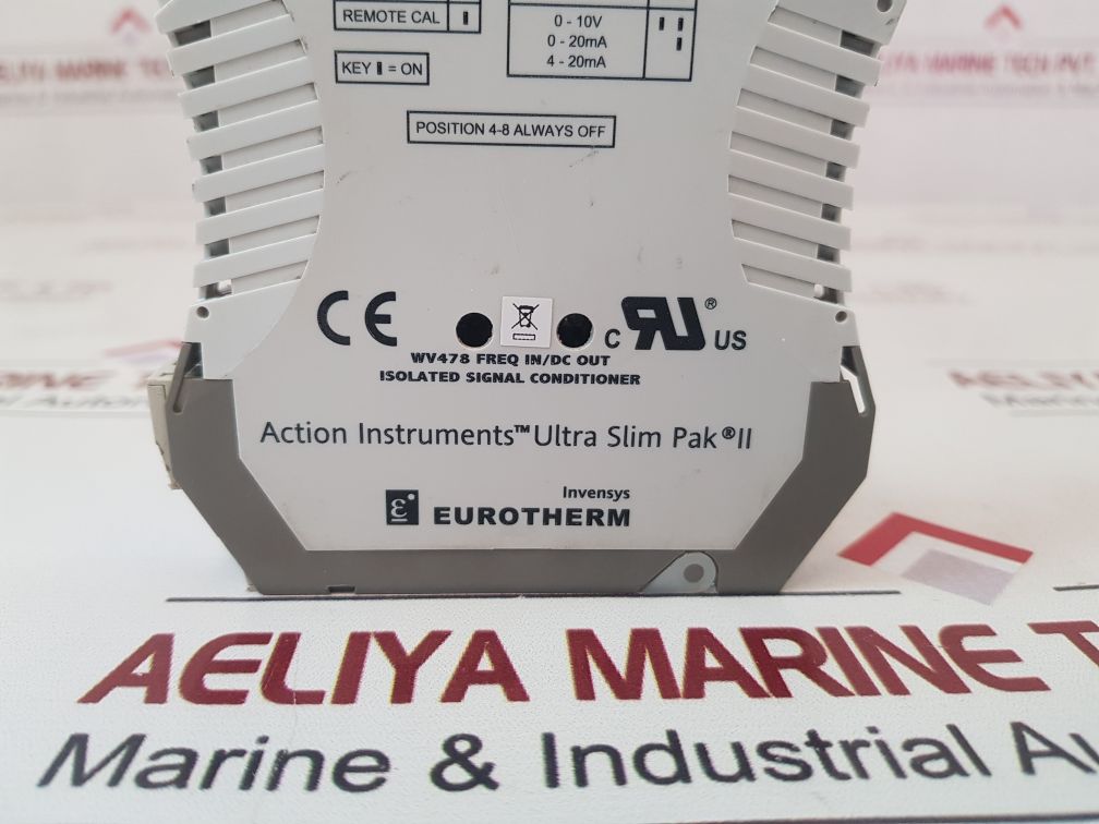 Eurotherm Wv478 Isolated Signal Conditioner 0-10V