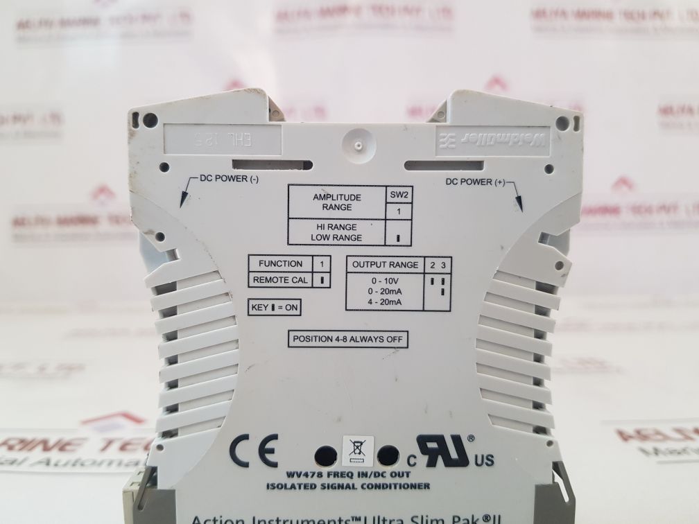 Eurotherm Wv478 Isolated Signal Conditioner 0-10V
