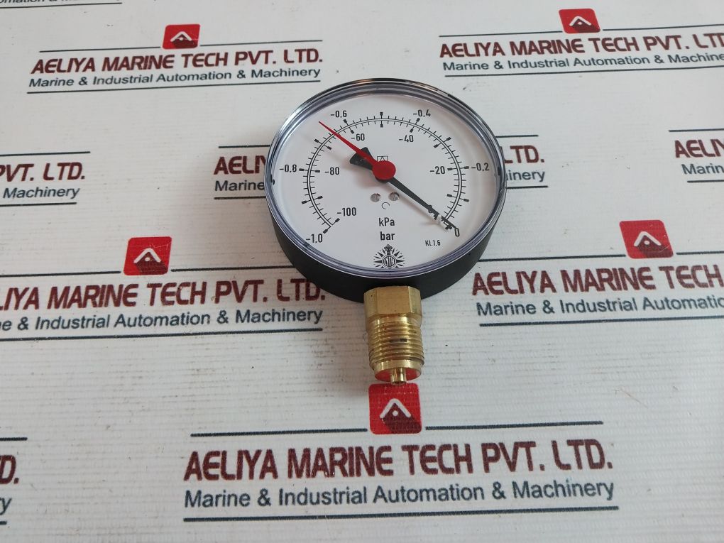Evac 5437623 Analog Vacuum Gauge R1/2 Inch Bar -1 0