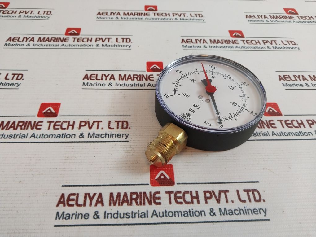 Evac 5437623 Analog Vacuum Gauge R1/2 Inch Bar -1 0