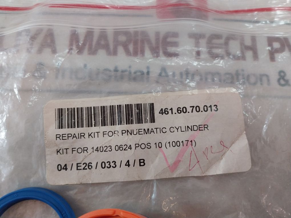 Evac Dsh 50/30 Repair Kit For Hydraulic Cylinder 