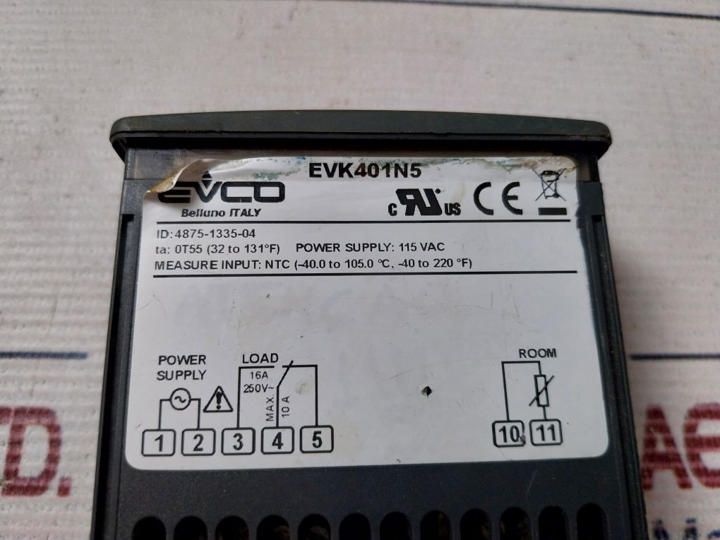 Evco 4875-1335-04 Controller