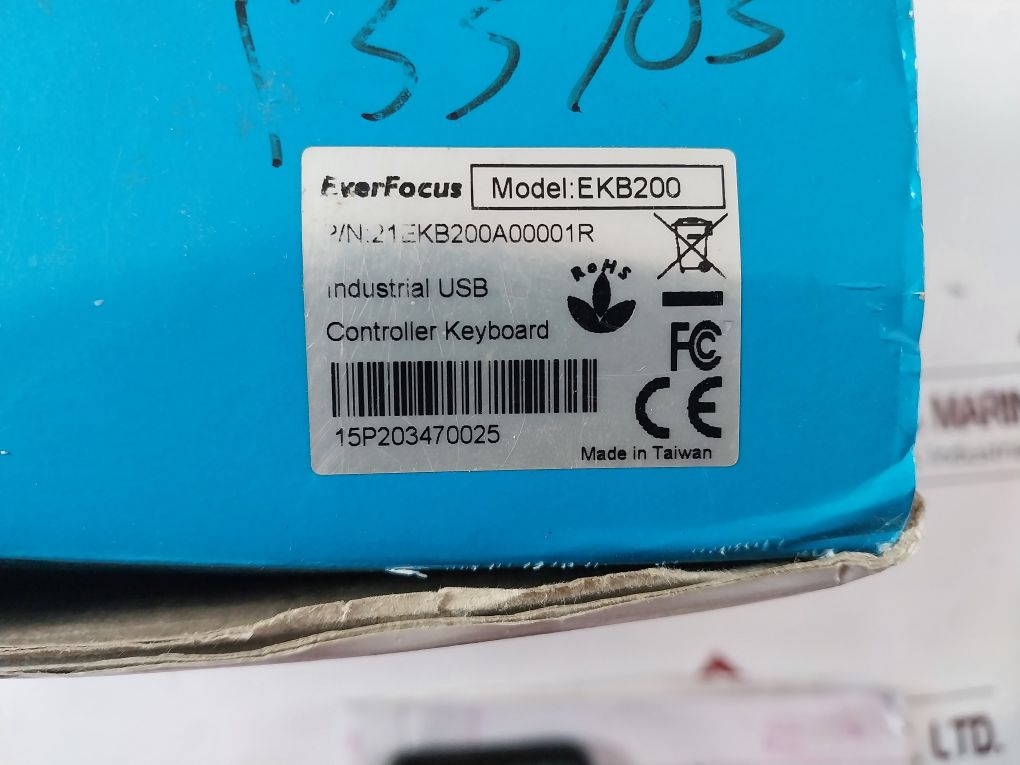 Everfocus Ekb200 Usb Controller Keyboard With 3-axis Joystick