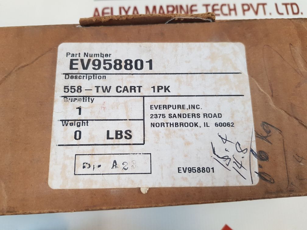 Everpure Ev958801 558-tw Cart 1Pk Cartridge