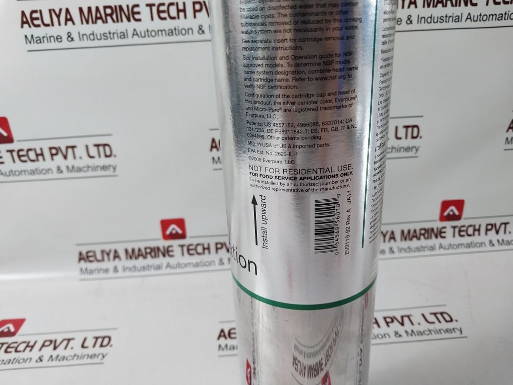 Everpure Ev9612-56 Cartridge Water Filter