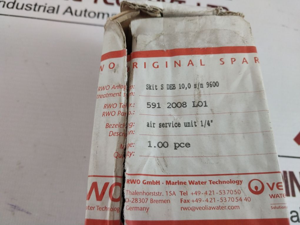 Ewo 480.22 4 Air Pressure Reducing Valve