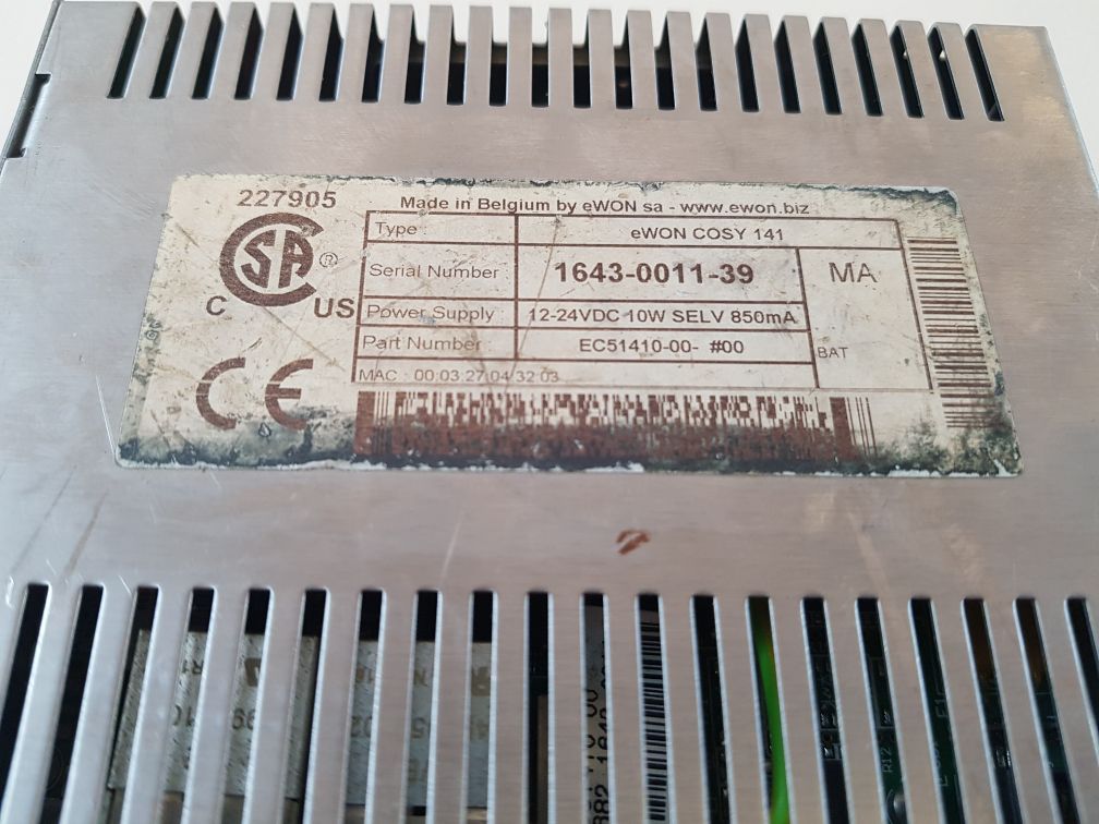 Ewon cosy 141 router 12-24vdc 10w selv 850ma