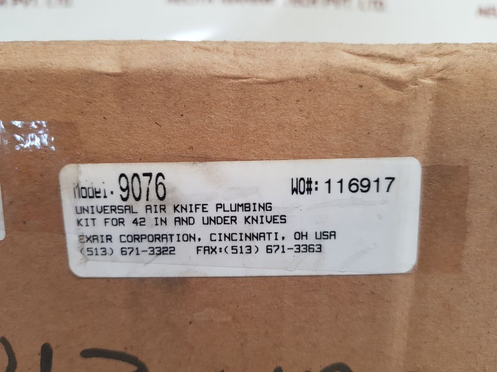 Exair 9011 Pressure Gauge Under Universal Plumbing Kit