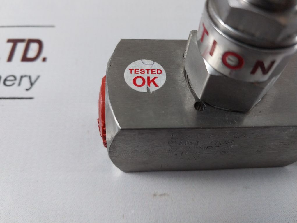 Excelock E101-nv8 Needle Valve