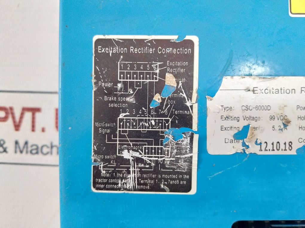 Excitation Rectifier Csc-6000D Elevator Lock Controller 