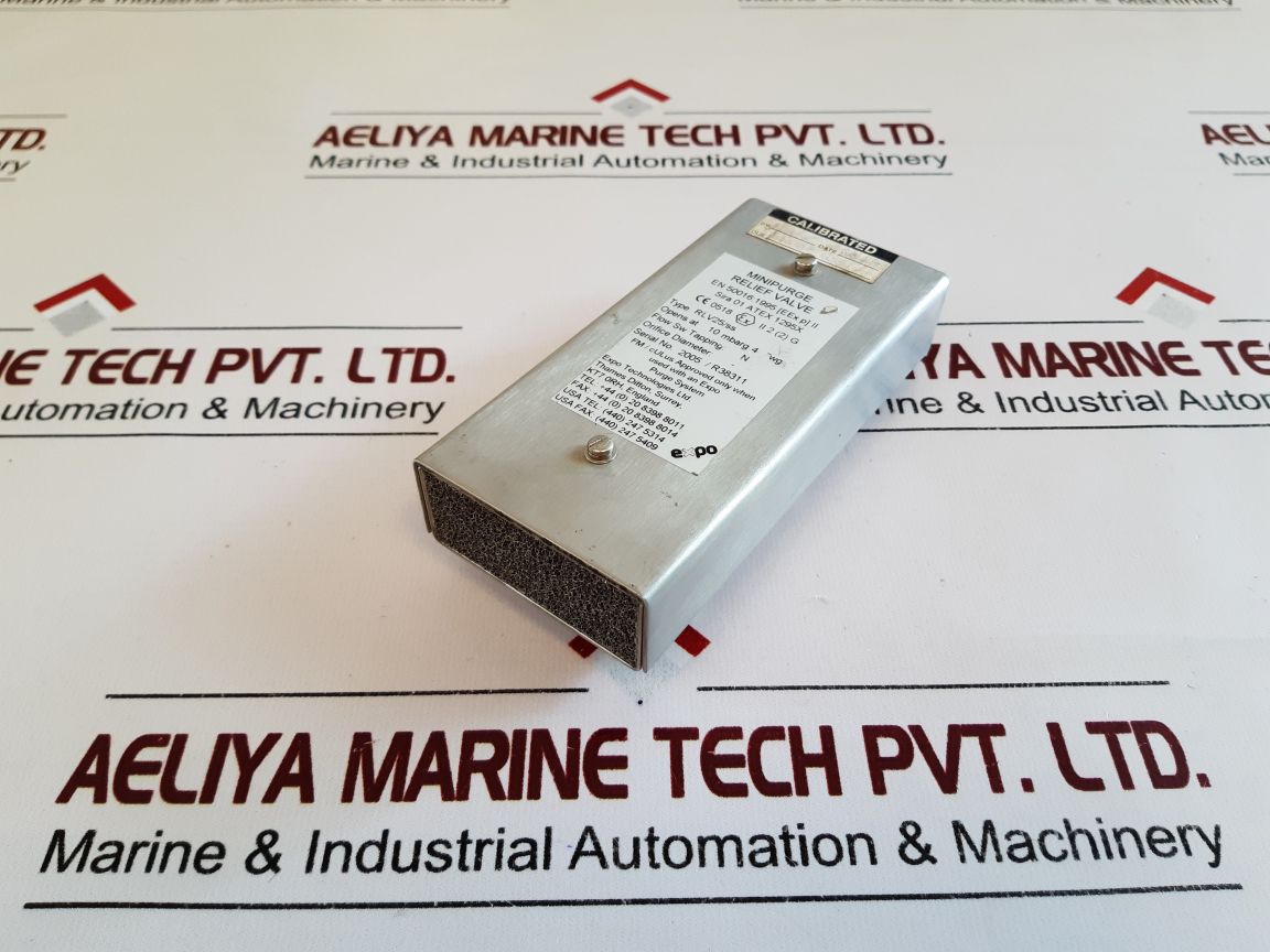 Expo Technologies Rlv25/Ss Minipurge Relief Valve