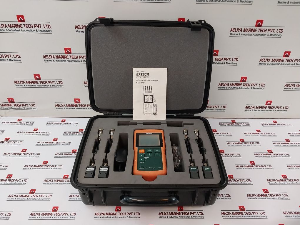 Extech Vb500 4-channel Vibration Meter Datalogger Switching Power Supply Set