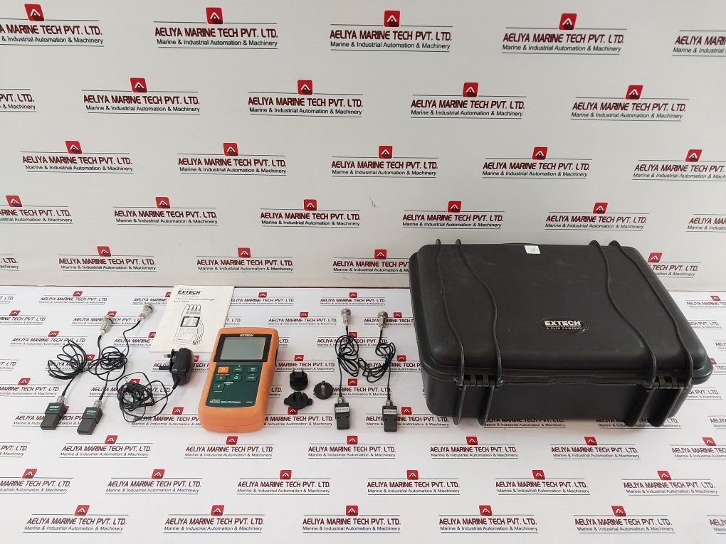 Extech Vb500 4-channel Vibration Meter Datalogger Switching Power Supply Set