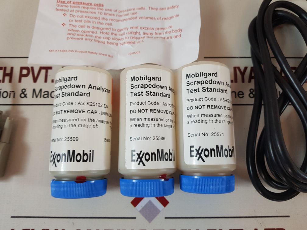 Exxonmobil As-k14483-em Mobilgard Scrapedown Analyzer