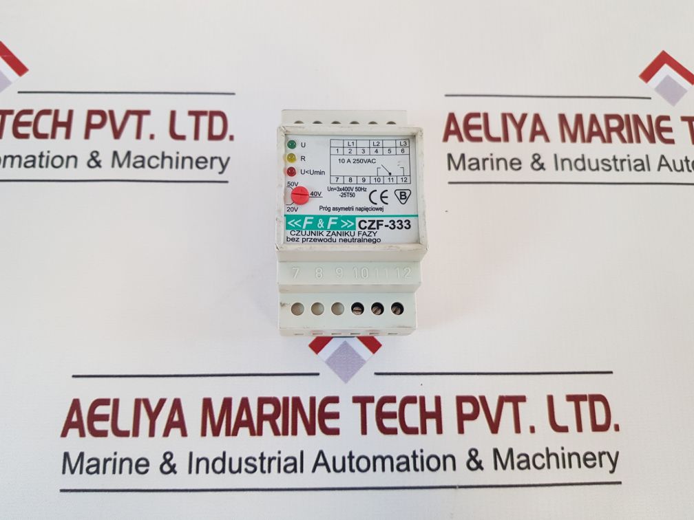 F&F Czf-333 Phase Loss Sensor Without Neutral Cable