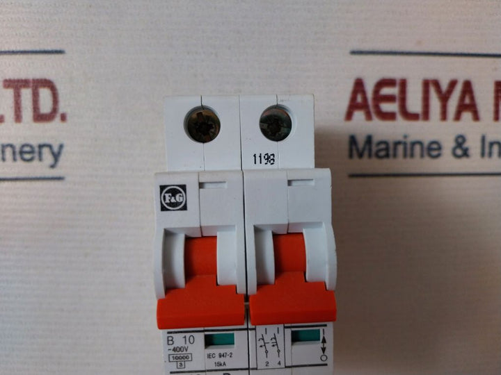 F&G L7-10/2/B Circuit Breaker 10A 2 Pole