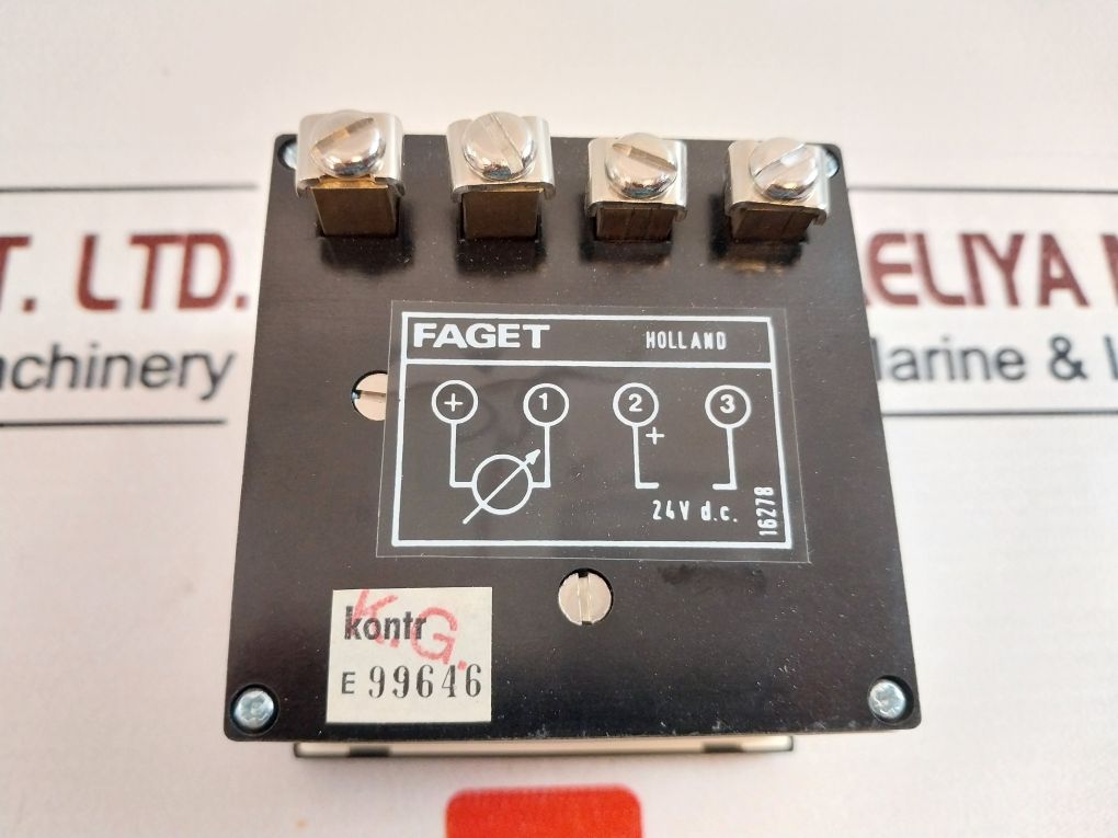 Faget Dis72 Analog Meter 4-20Ma 24V Dc